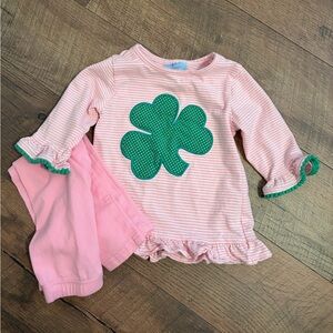 Classic Whimsy Shamrock pant set